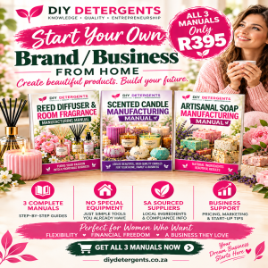 START YOUR OWN BRAND FROM HOME – 3 Manufacturing Manuals for Only R395